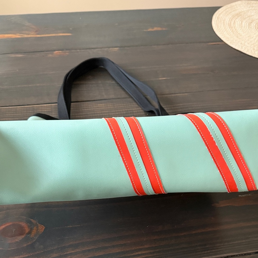 Holly Aiken Tote Bag - turquoise and orange - Picture 3 of 10
